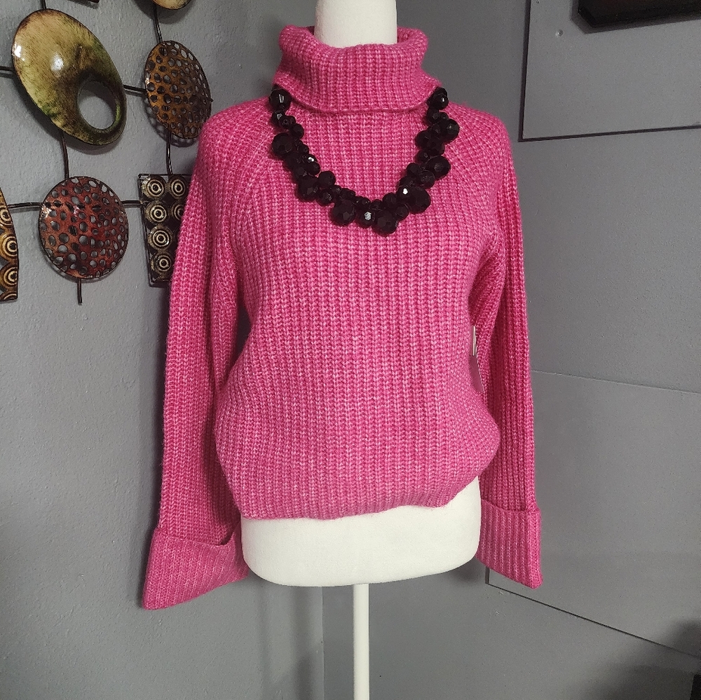 Ultra  Flirt pink sweaters. Sizes M